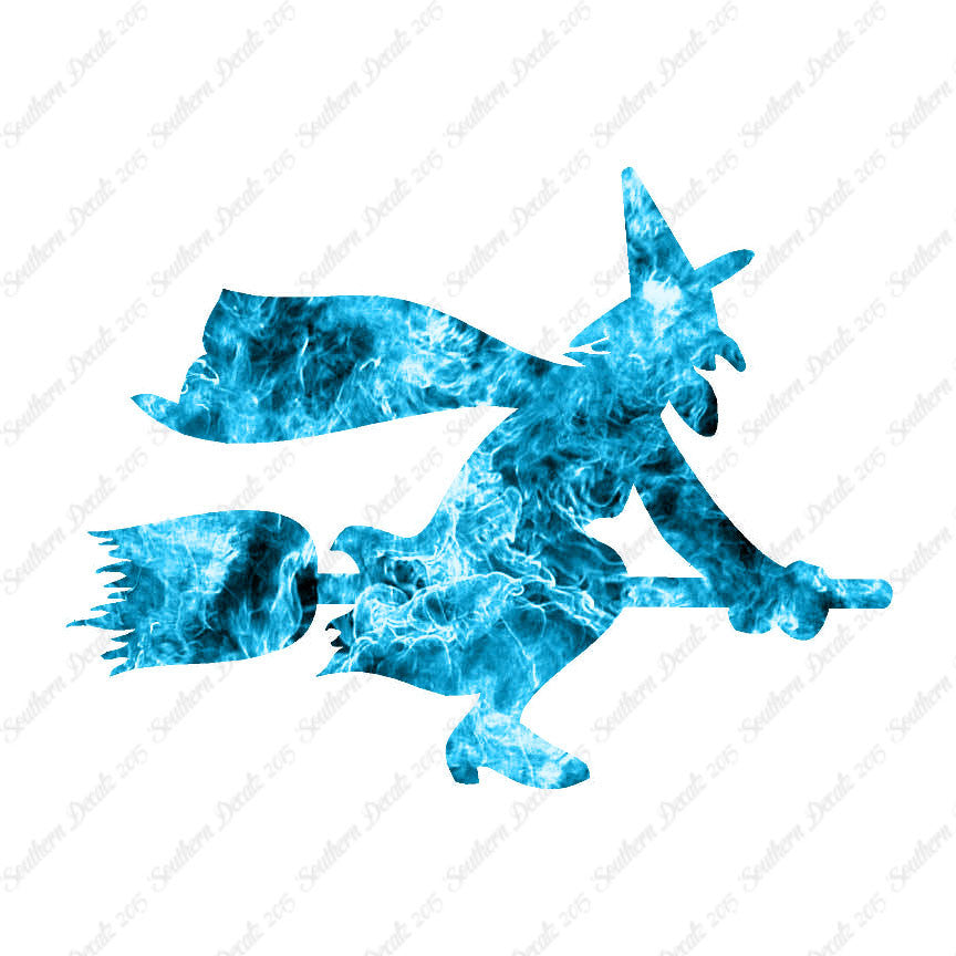 Broomstick Flying Witch