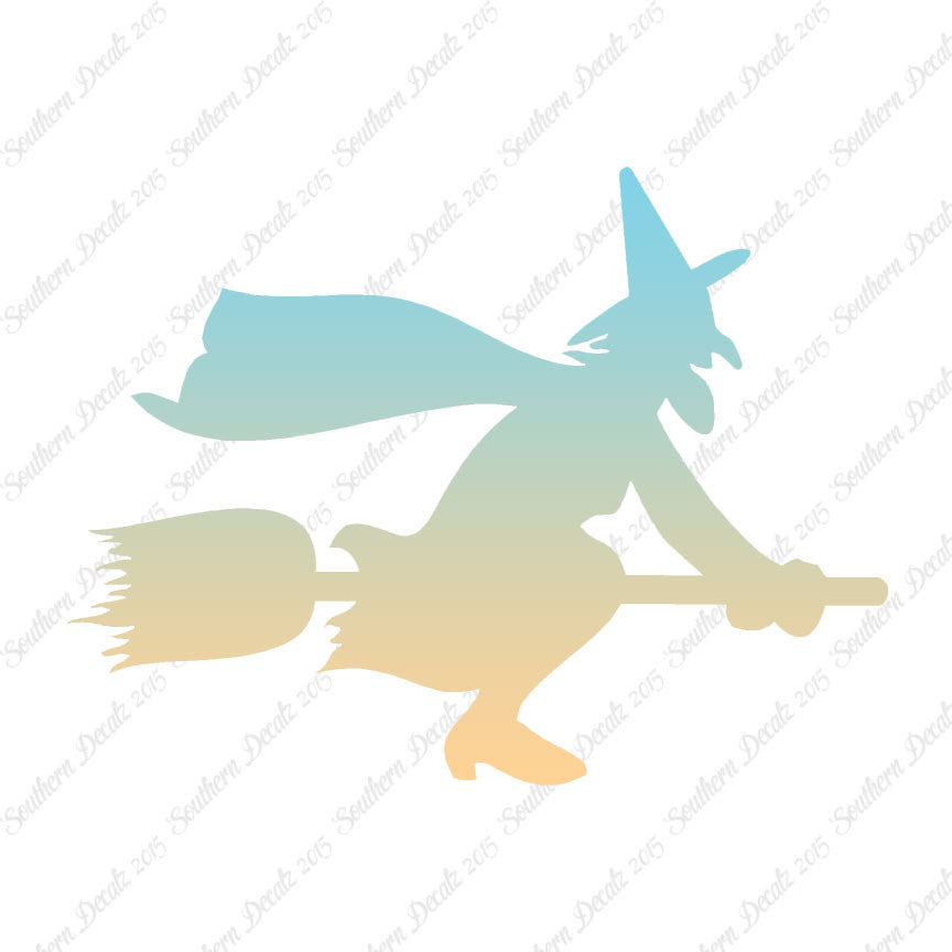 Broomstick Flying Witch
