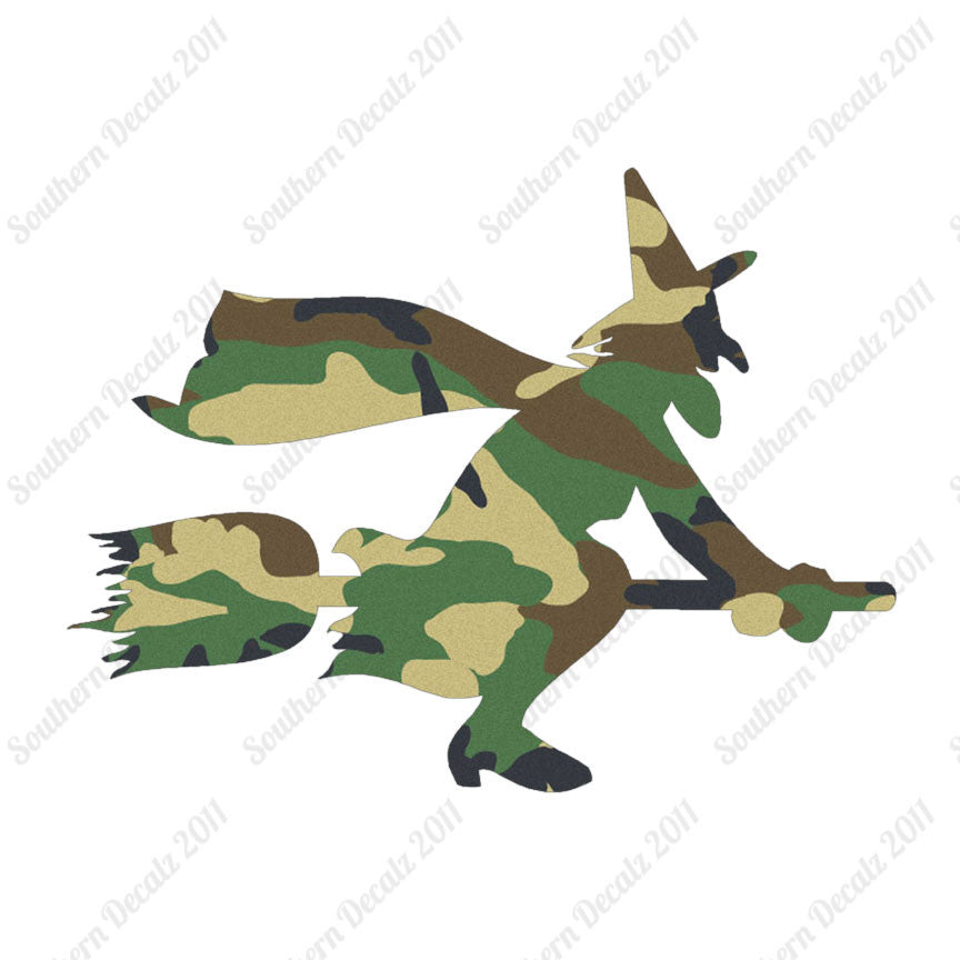 Broomstick Flying Witch