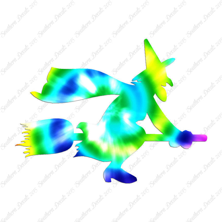 Broomstick Flying Witch
