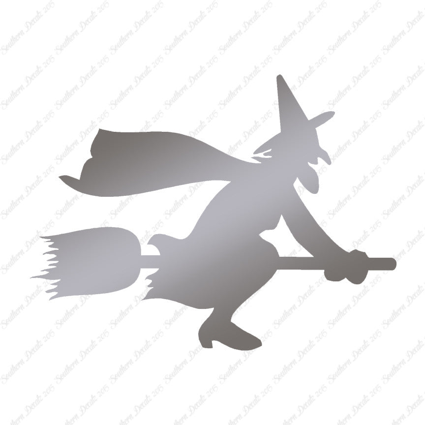 Broomstick Flying Witch