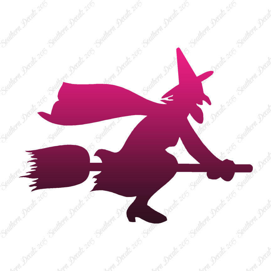 Broomstick Flying Witch