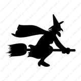 Broomstick Flying Witch