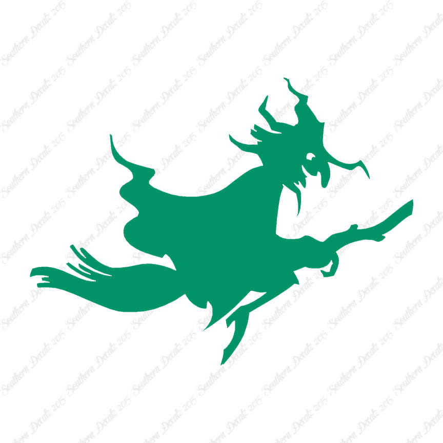 Witch Art Broomstick