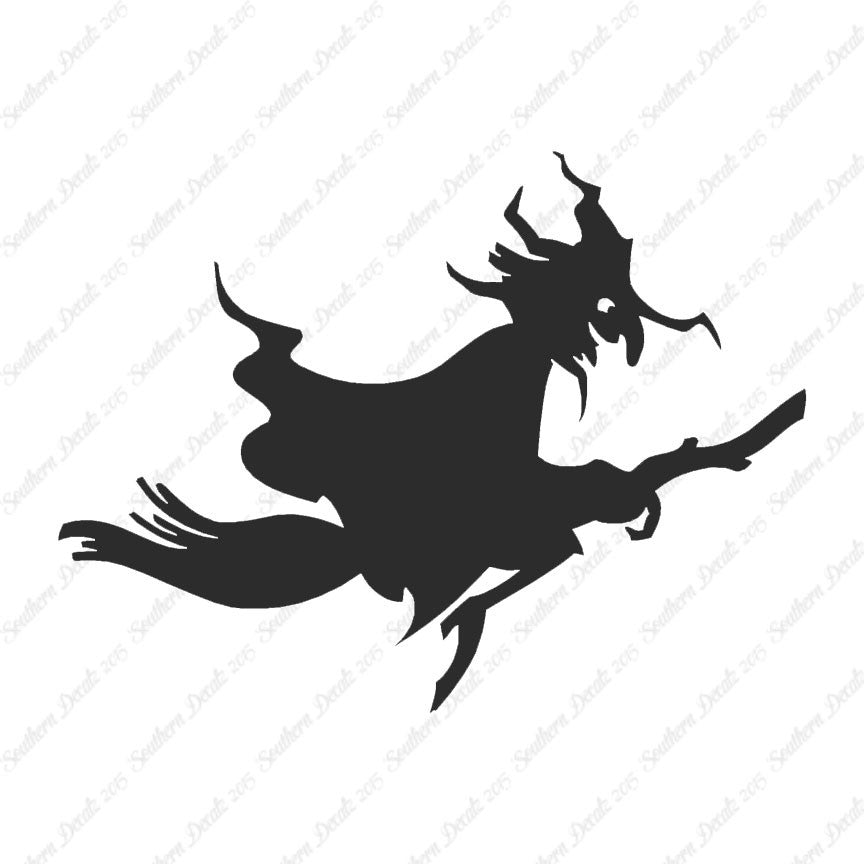 Witch Art Broomstick