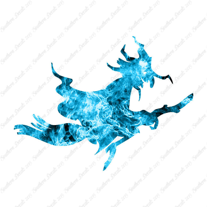 Witch Art Broomstick
