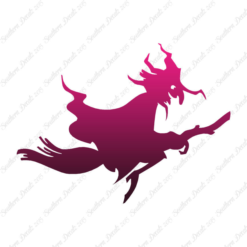 Witch Art Broomstick