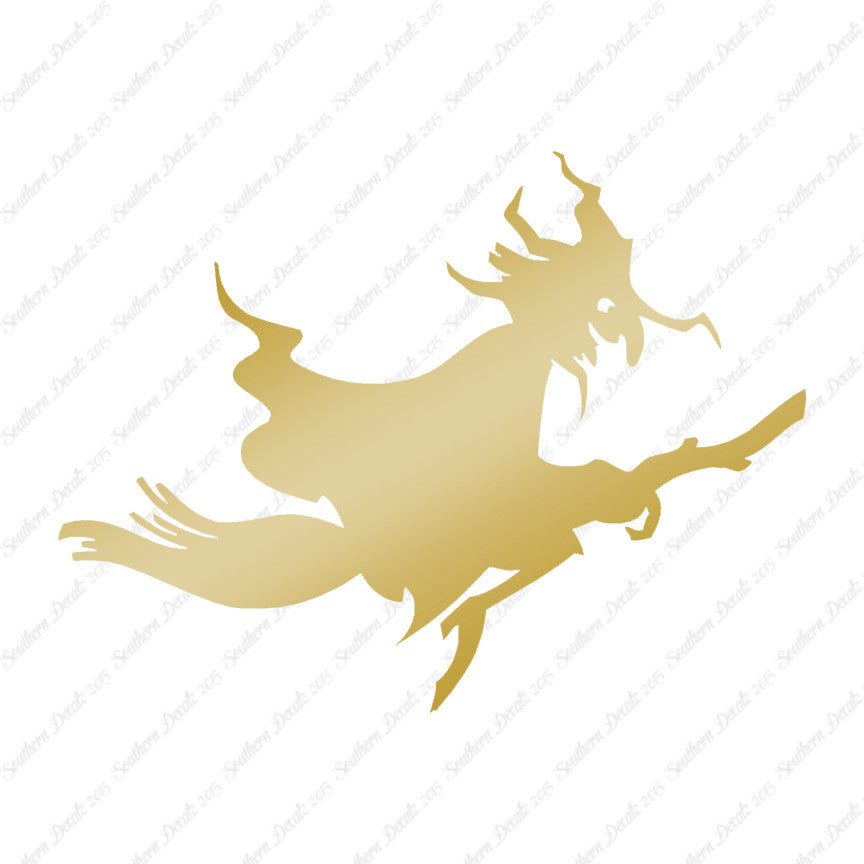 Witch Art Broomstick