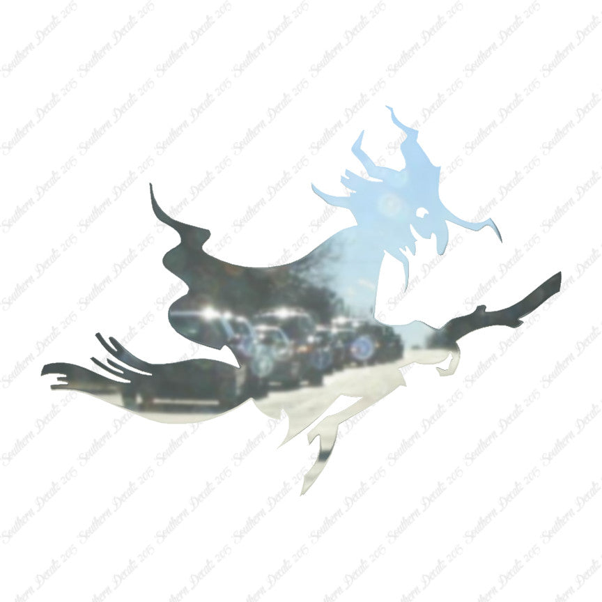 Witch Art Broomstick