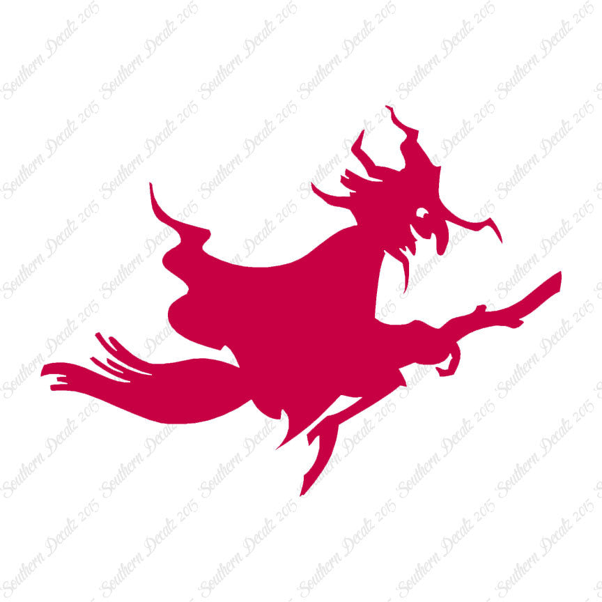 Witch Art Broomstick