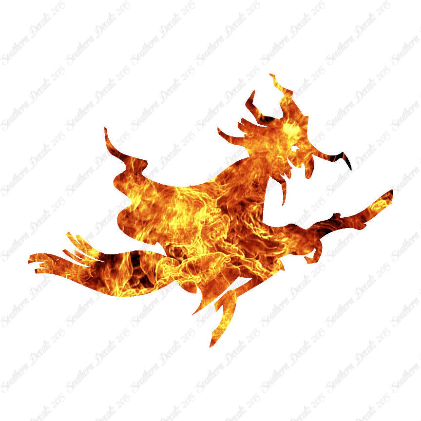 Witch Art Broomstick