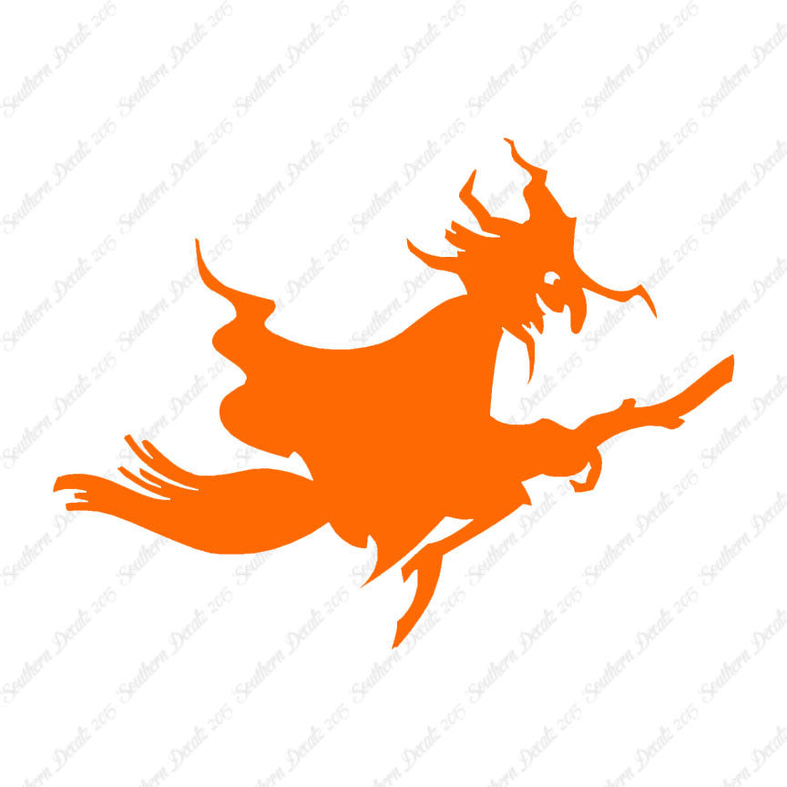 Witch Art Broomstick