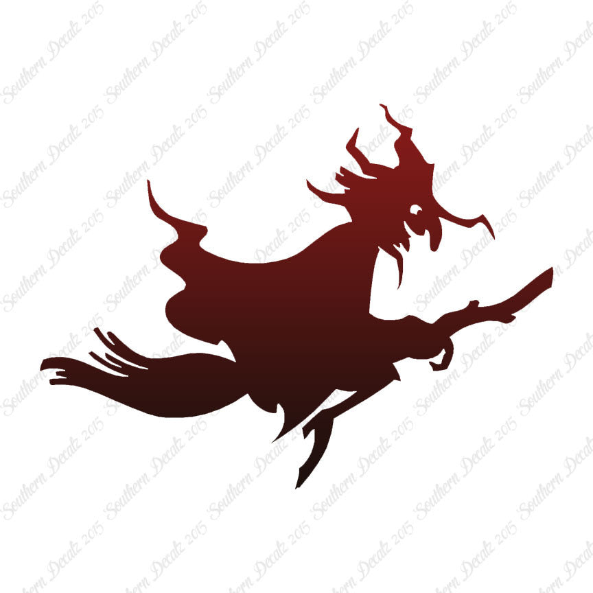 Witch Art Broomstick