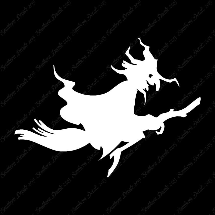 Witch Art Broomstick