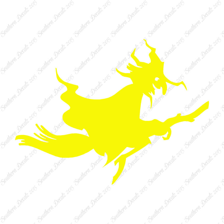 Witch Art Broomstick