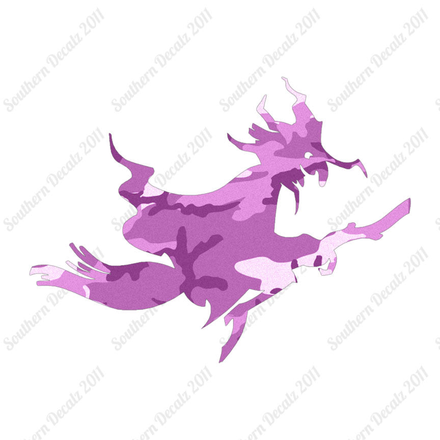 Witch Art Broomstick
