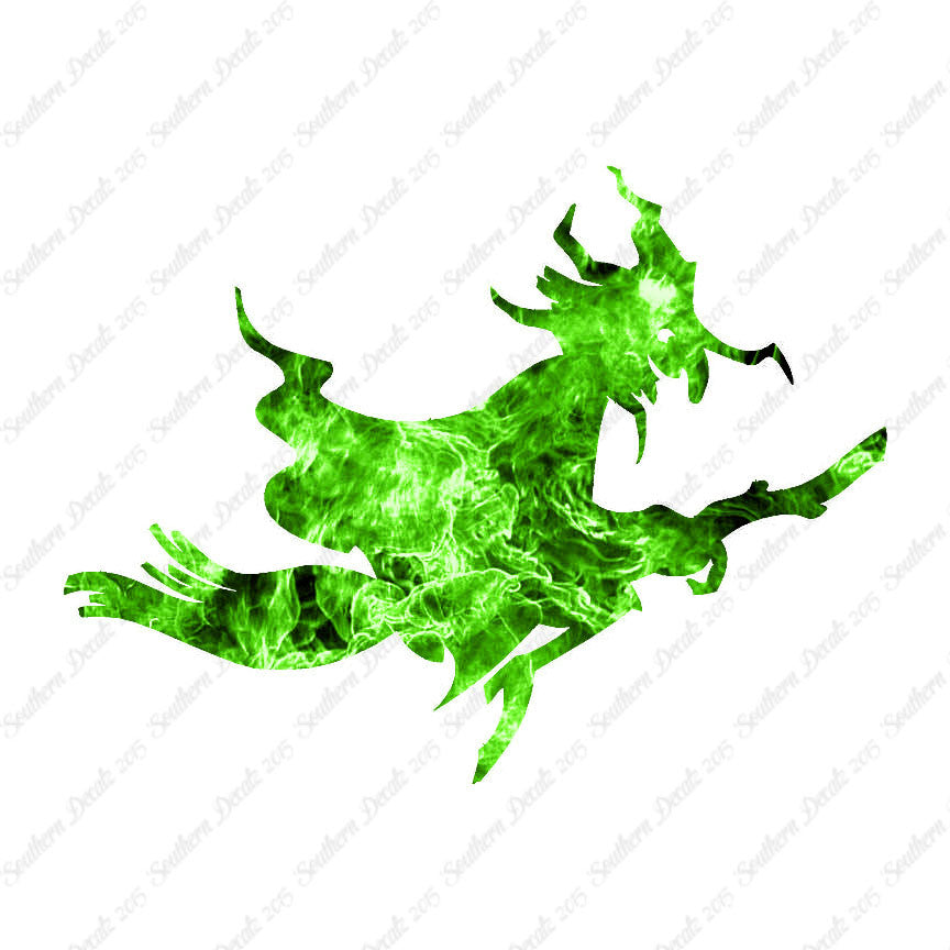 Witch Art Broomstick
