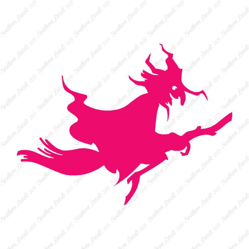 Witch Art Broomstick