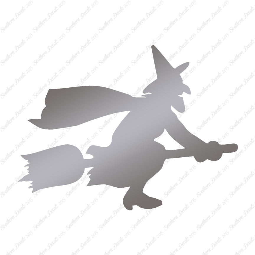 Flying Witch Broomstick Art