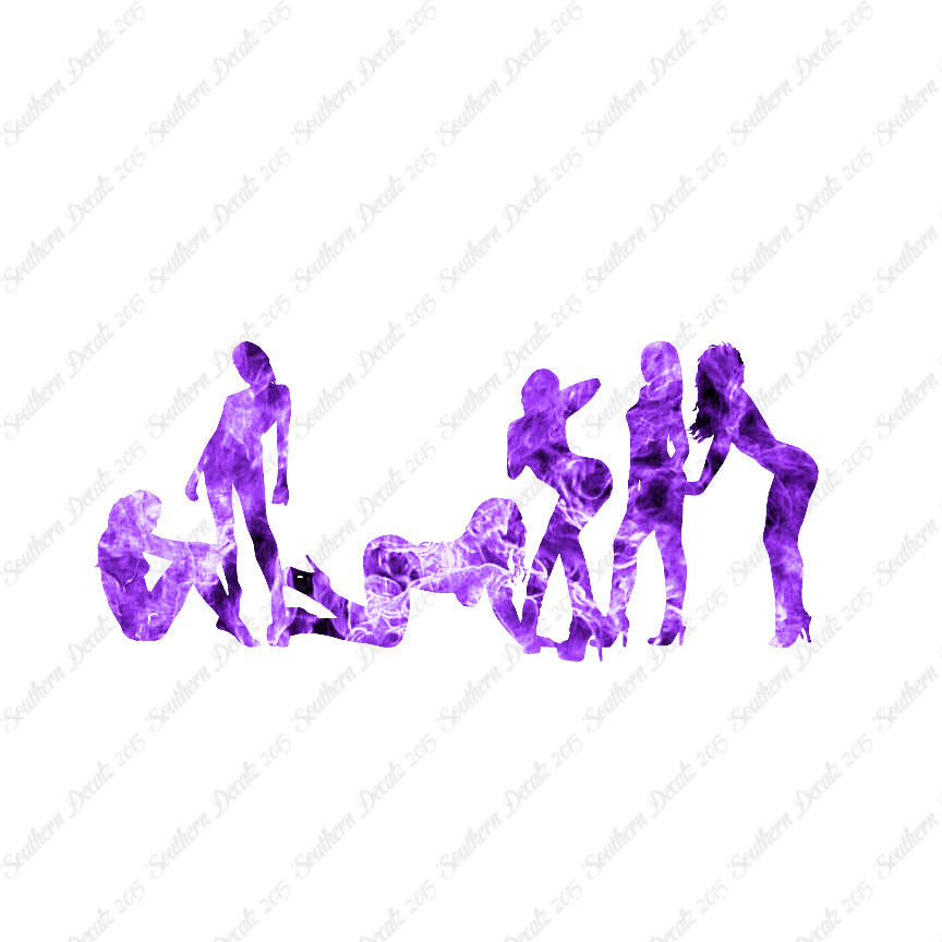 Group Of Dancers Strippers Girls
