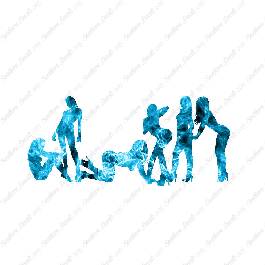 Group Of Dancers Strippers Girls