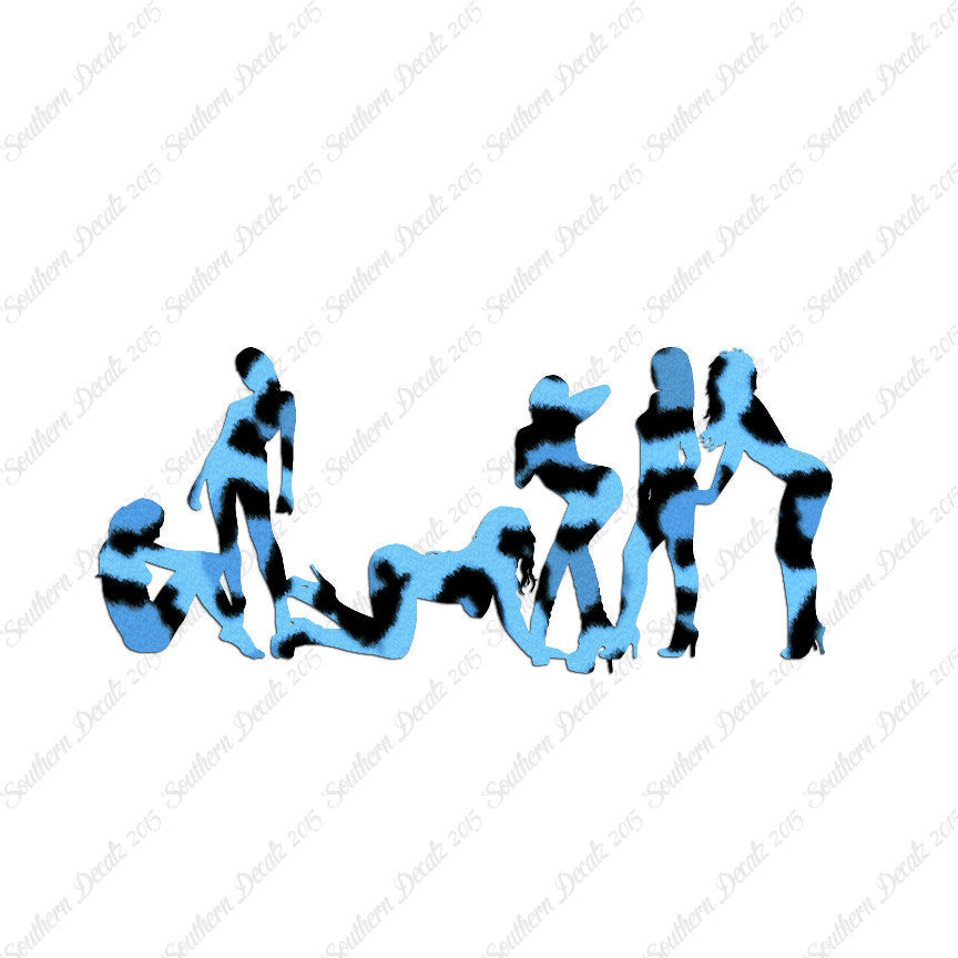Group Of Dancers Strippers Girls