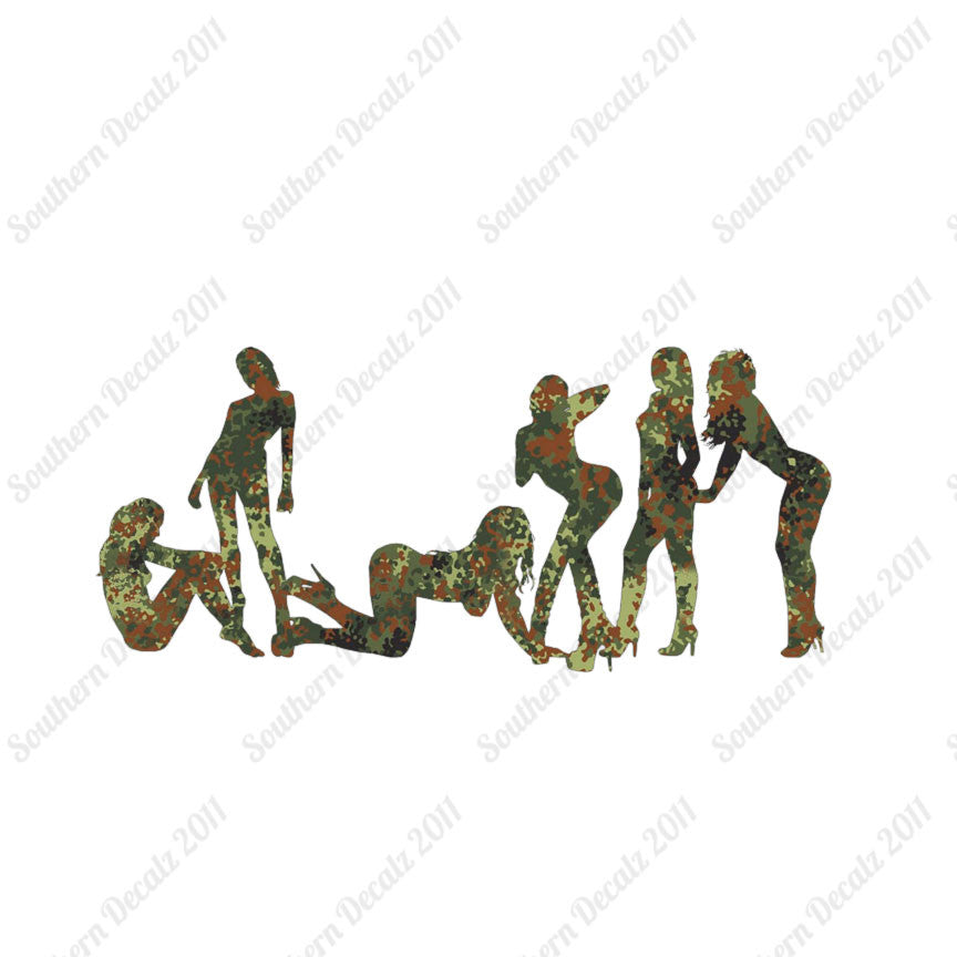 Group Of Dancers Strippers Girls