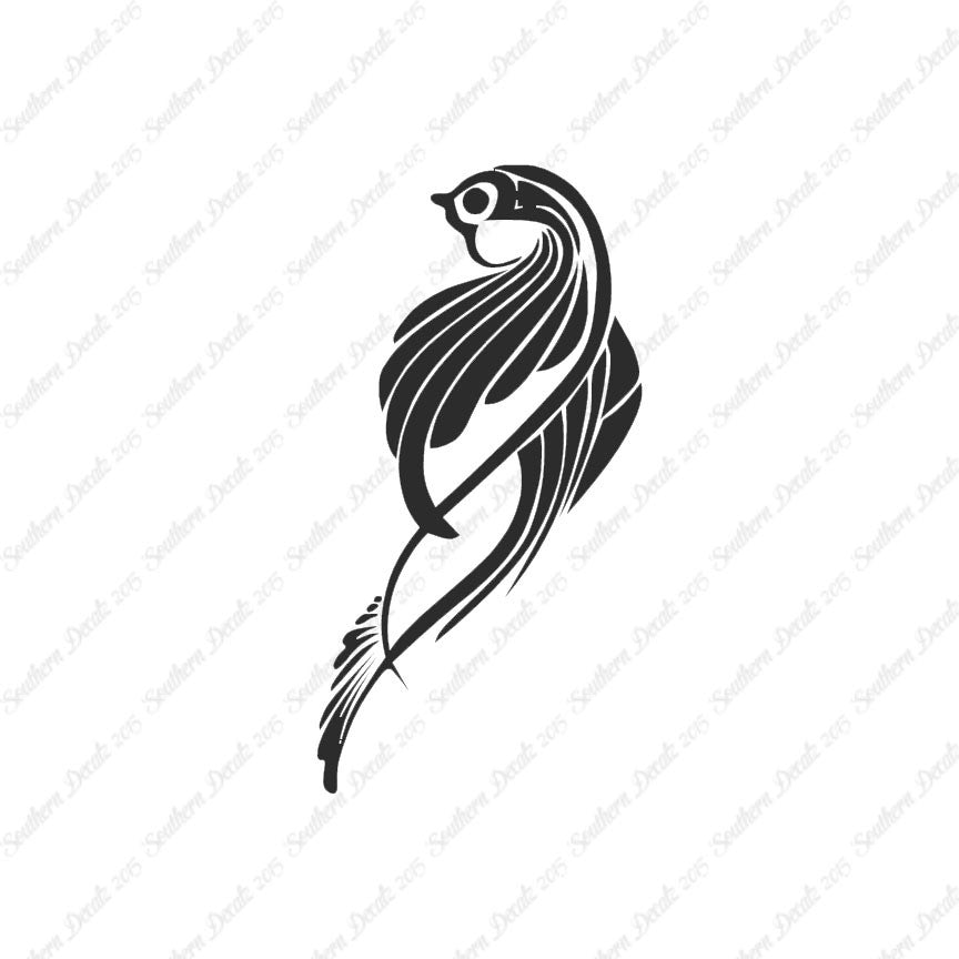 Tribal Bird Chickadee