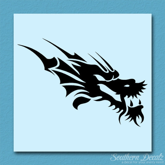 Chinese Tribal Dragon Head
