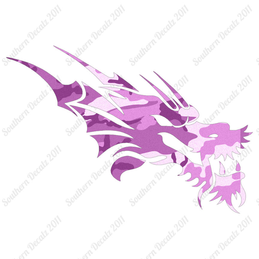 Chinese Tribal Dragon Head