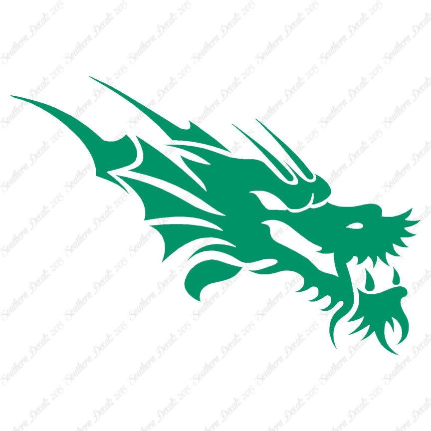 Chinese Tribal Dragon Head