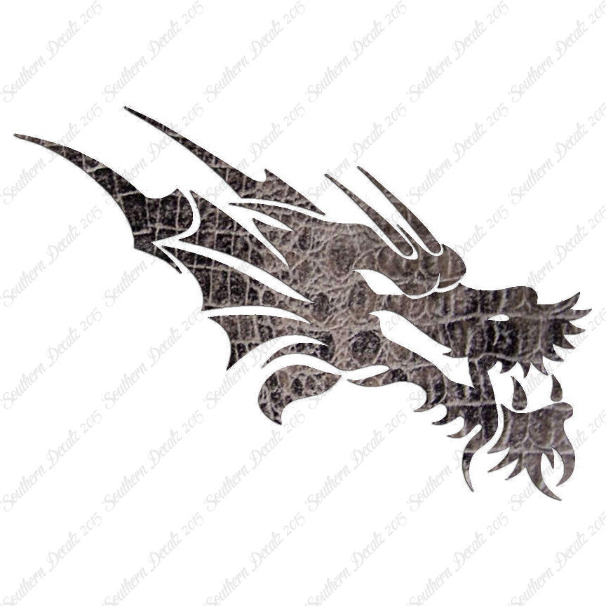 Chinese Tribal Dragon Head