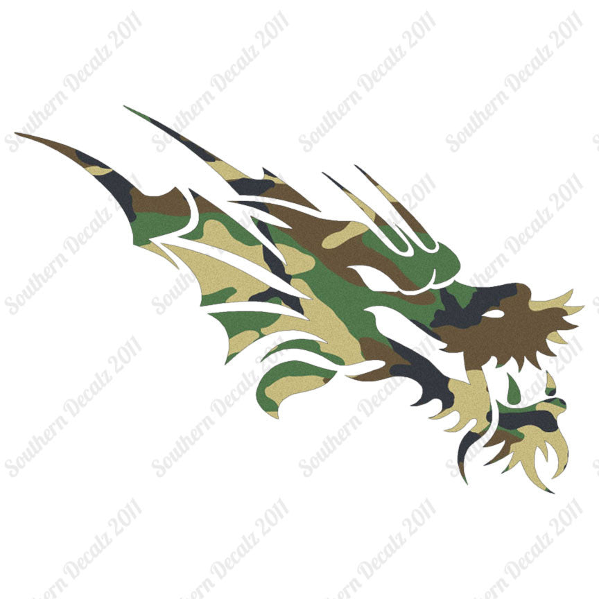 Chinese Tribal Dragon Head