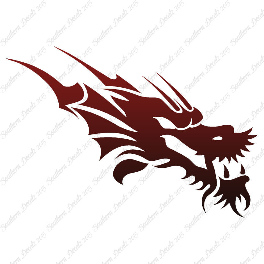 Chinese Tribal Dragon Head