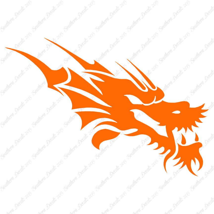 Chinese Tribal Dragon Head