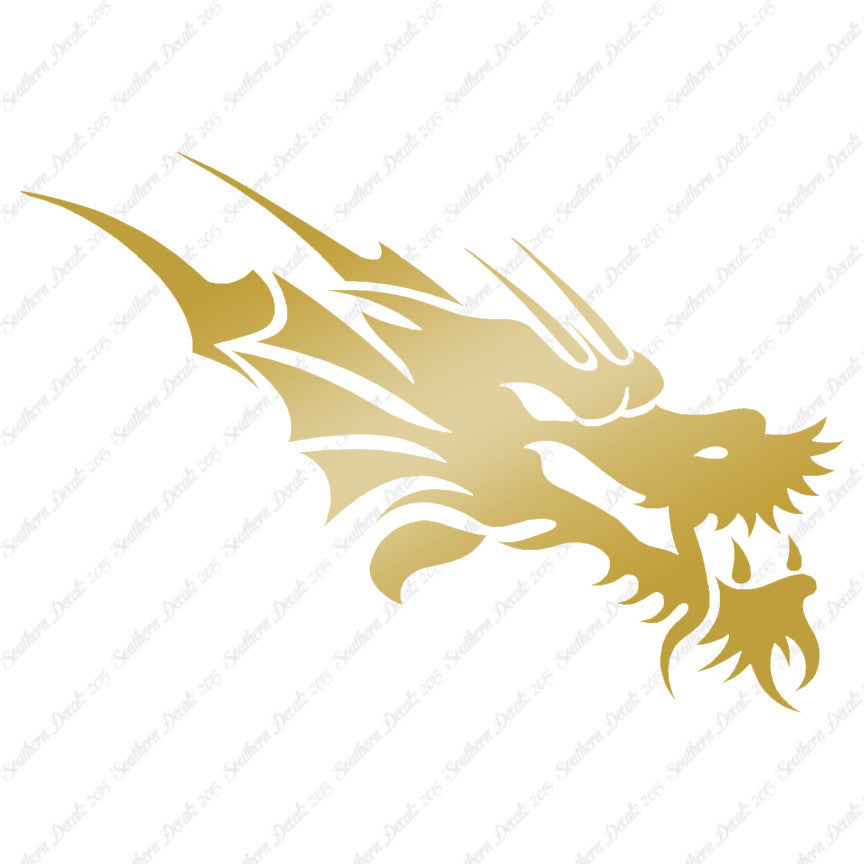 Chinese Tribal Dragon Head