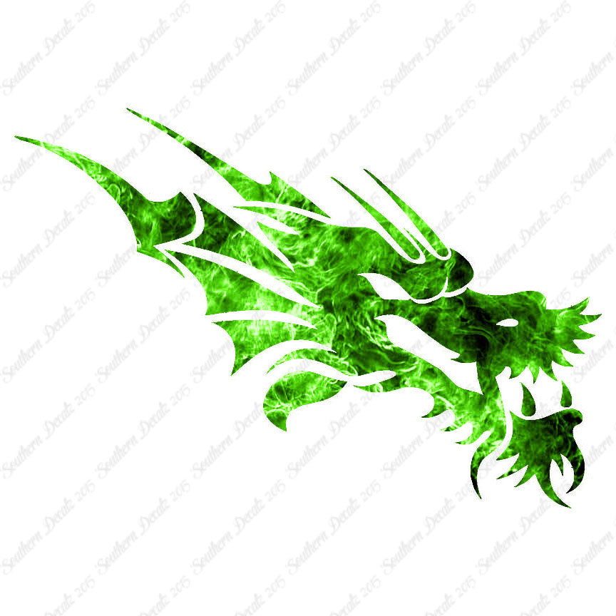 Chinese Tribal Dragon Head