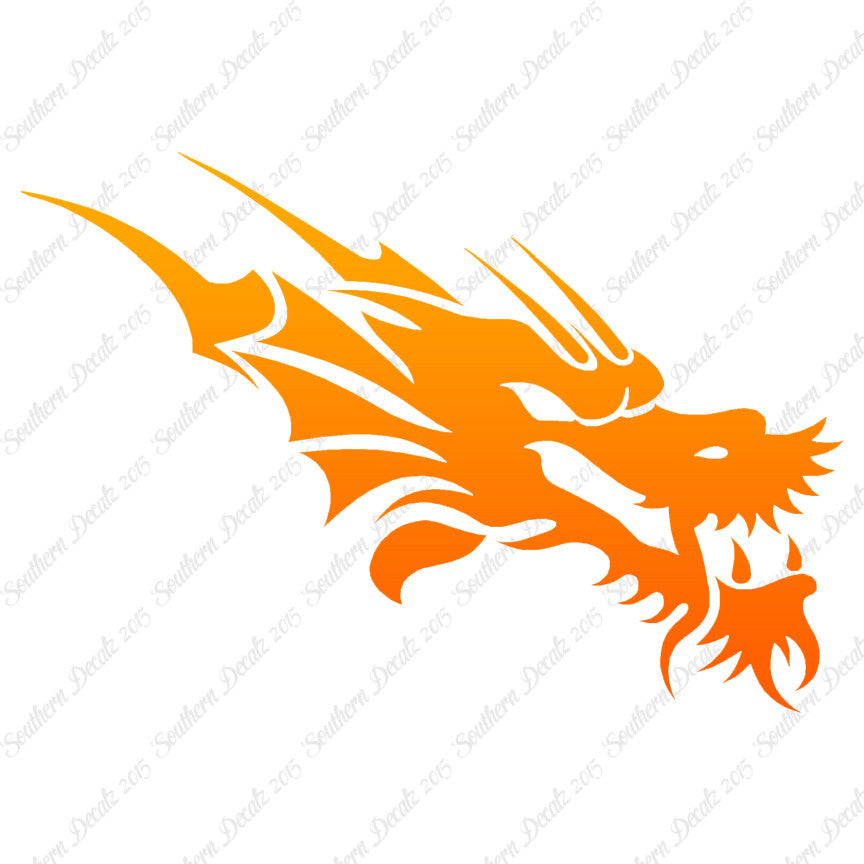 Chinese Tribal Dragon Head