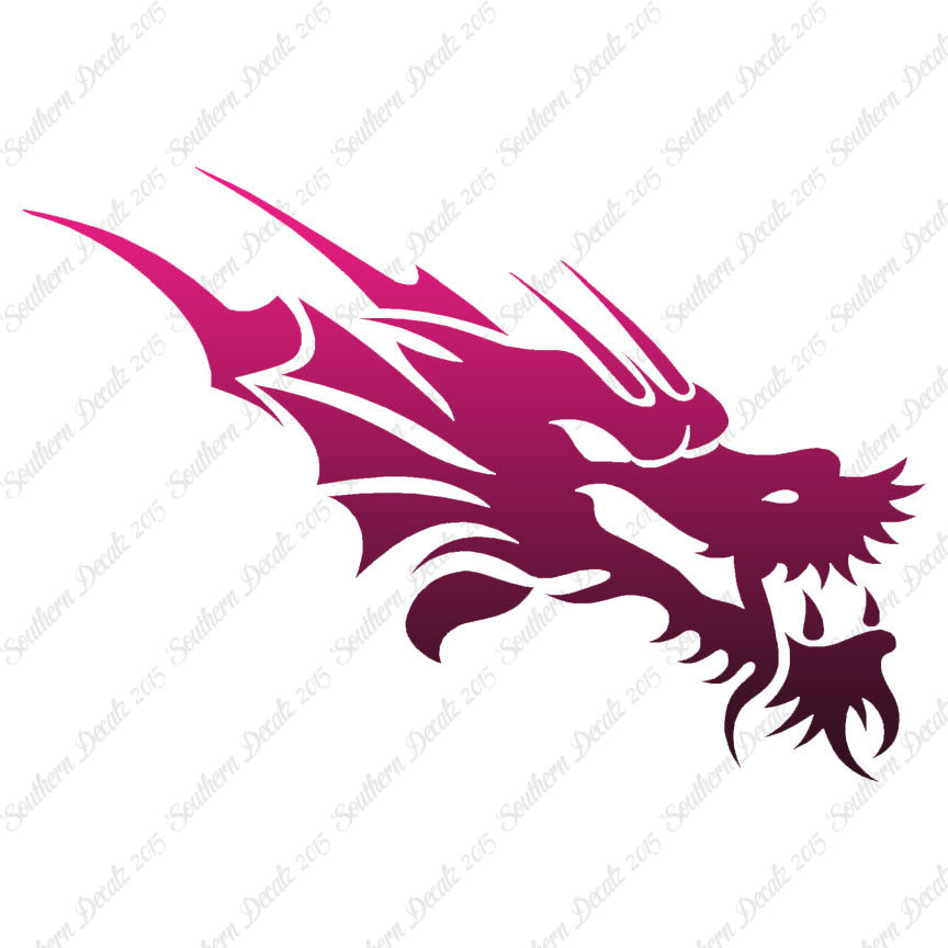 Chinese Tribal Dragon Head