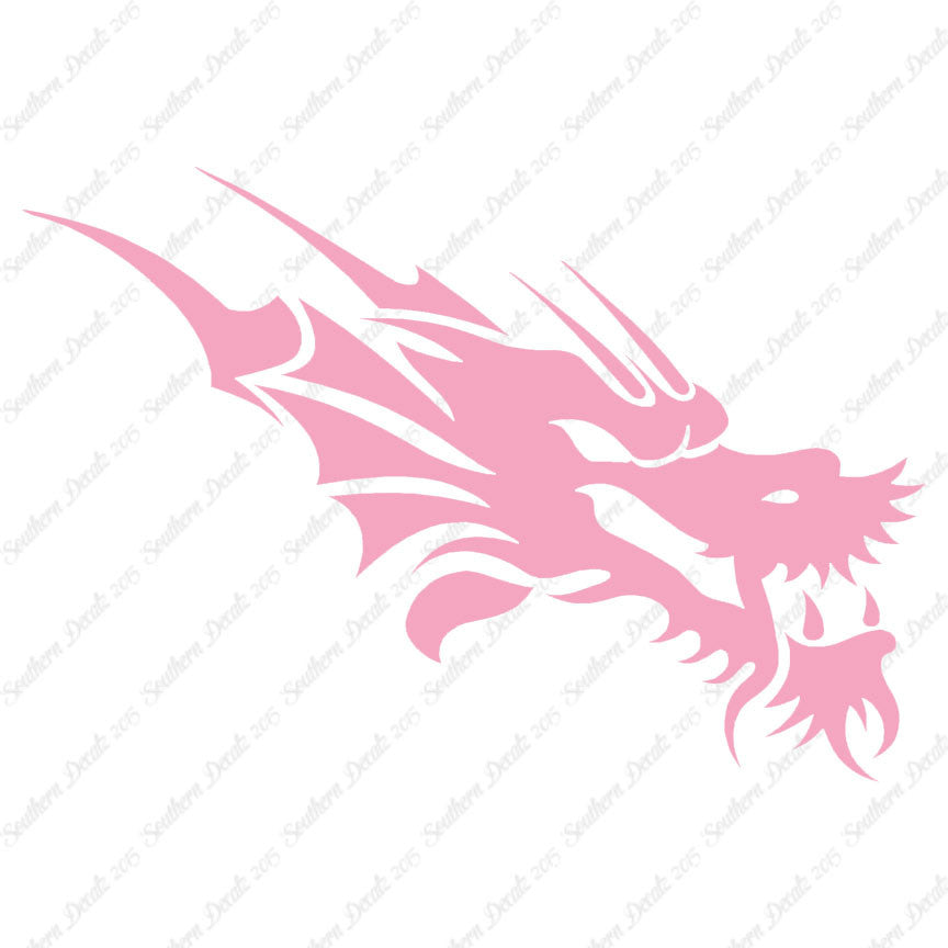Chinese Tribal Dragon Head