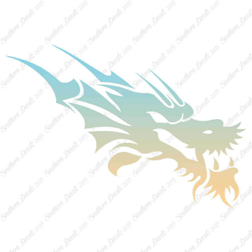 Chinese Tribal Dragon Head