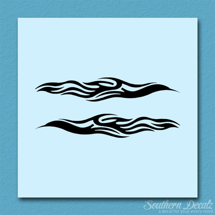 Pair Of Tribal Flames Fire
