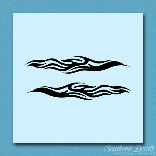 Pair Of Tribal Flames Fire