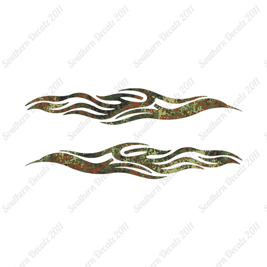 Pair Of Tribal Flames Fire