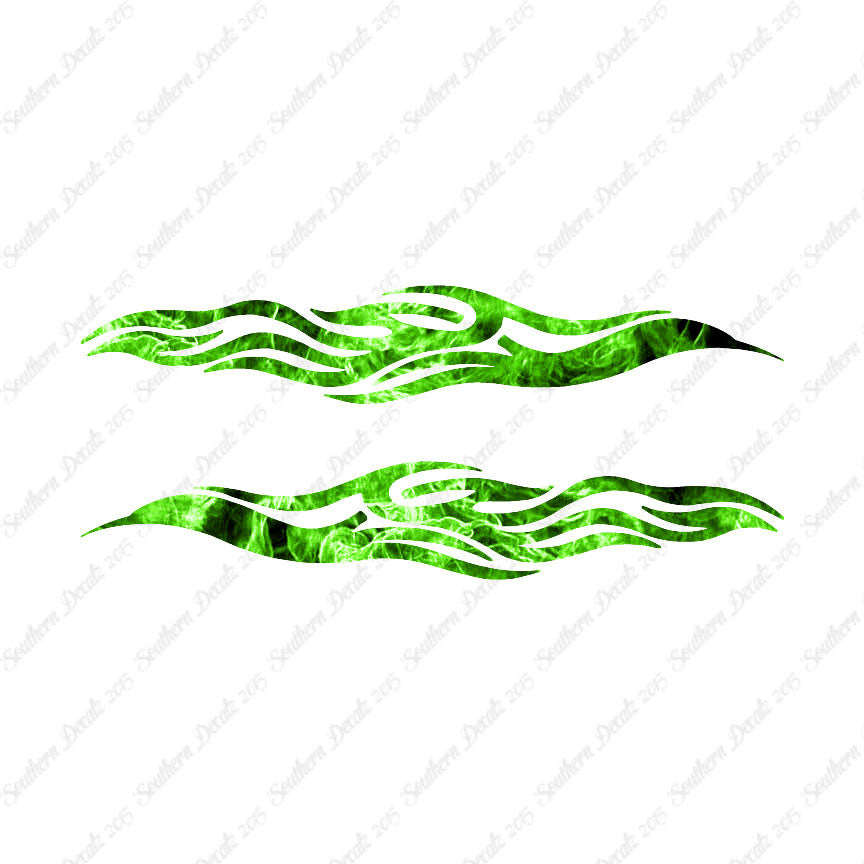 Pair Of Tribal Flames Fire