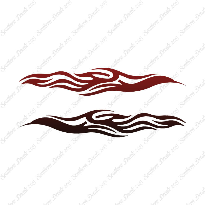 Pair Of Tribal Flames Fire
