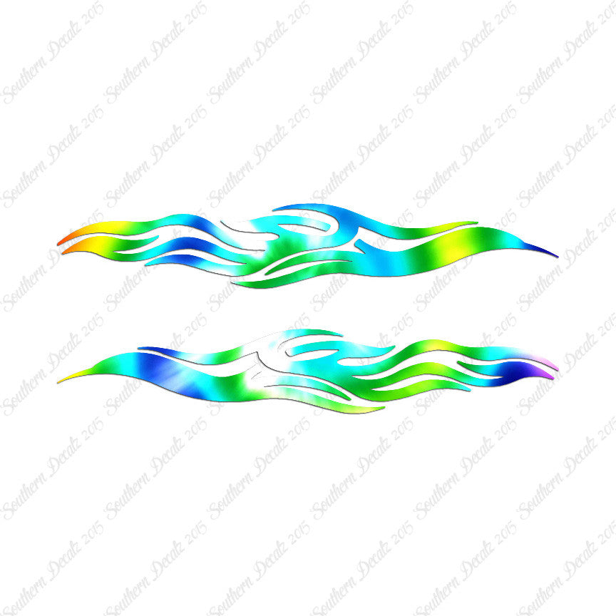 Pair Of Tribal Flames Fire