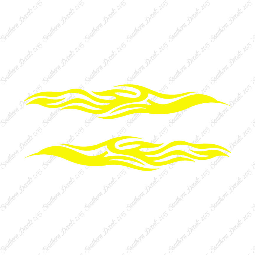 Pair Of Tribal Flames Fire