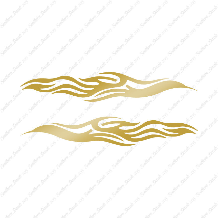 Pair Of Tribal Flames Fire