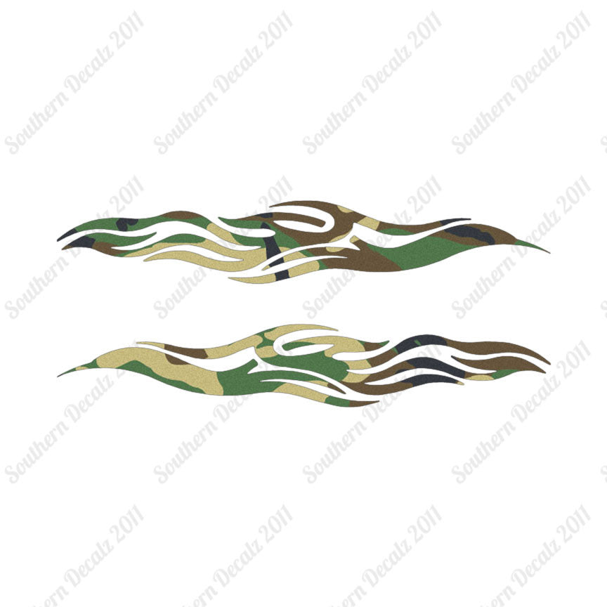 Pair Of Tribal Flames Fire